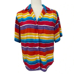 Christian Dior Chemise Womens Vintage 1980s Blouse